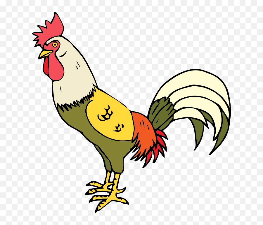 Rooster Free To Use Clipart - Rooster Cartoon Cool Transparent Emoji,Rooster Emoji