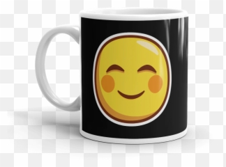 Im Blushing Smiley Face Expression Mug - Mug Emoji,Blushing Face Emoticon