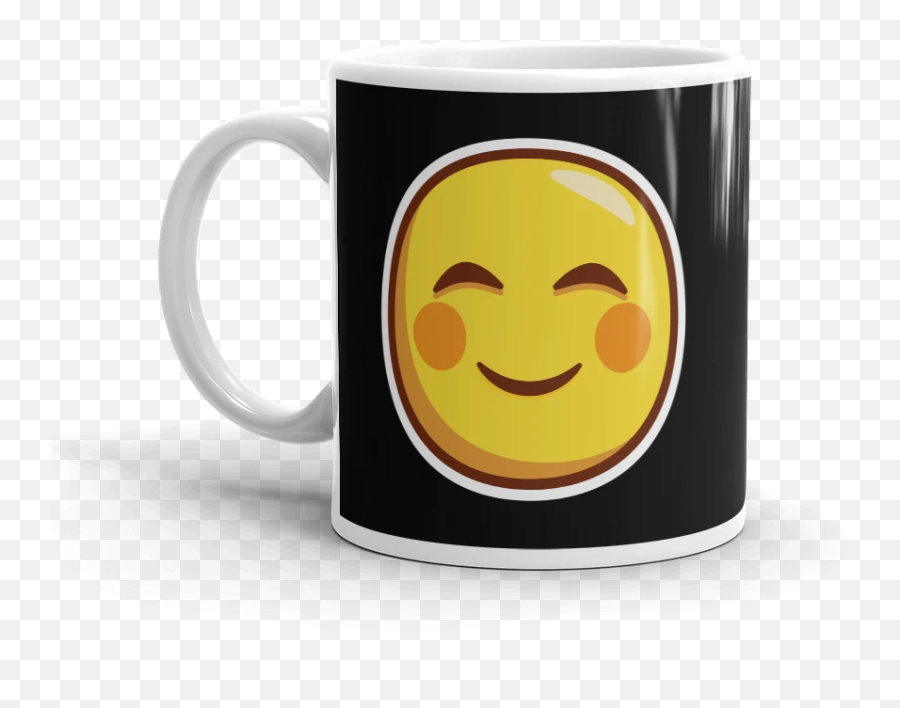 Im Blushing Smiley Face Expression Mug - Mug Emoji,Blushing Face Emoticon