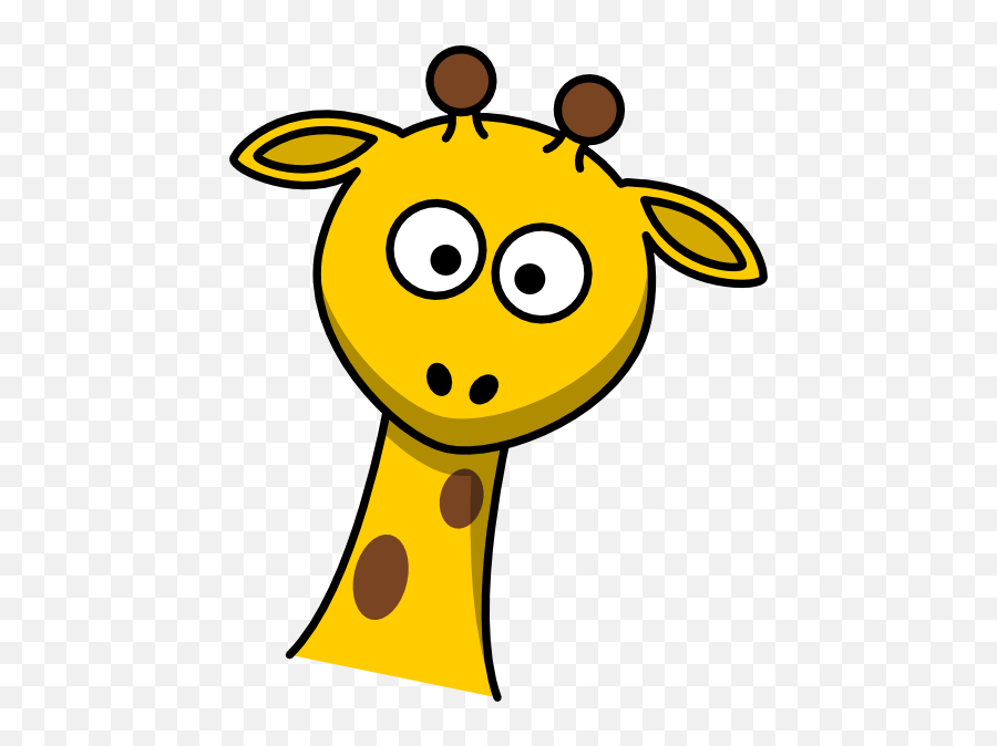 Sad Giraffe Clipart - Drawing Cartoon Giraffe Emoji,Giraffe Emoji.com