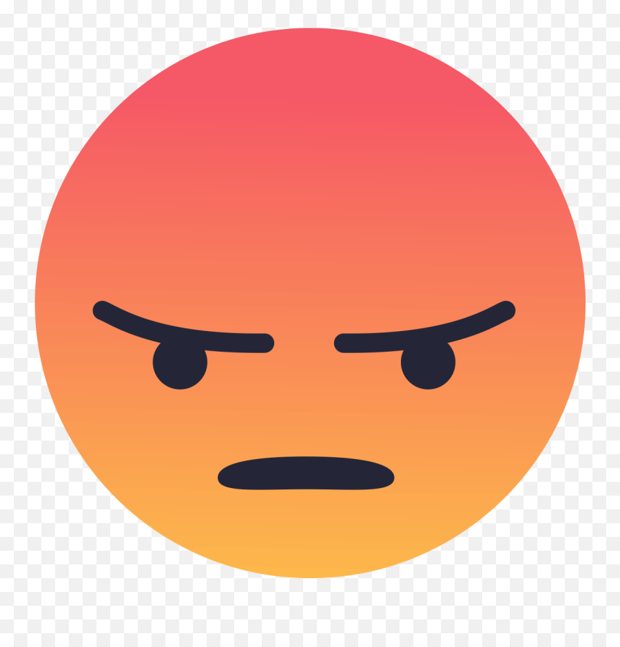 Facebook Angry Emoji Png Image Free - Angry Facebook Reacts Png,Heart Eye Emoji Facebook