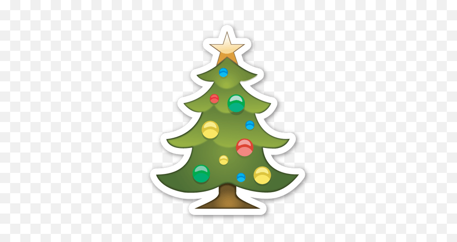 Christmas Tree Emoji Transparent Png - Christmas Tree Emoji Png,Emoji Christmas