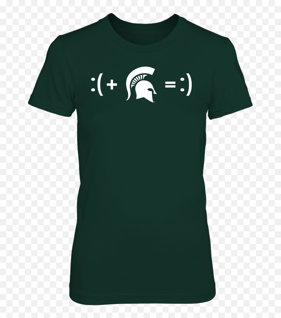 Emoticon Math Michigan State Spartans - Umbc Retrievers T Shirt Emoji,Michigan Emoticon