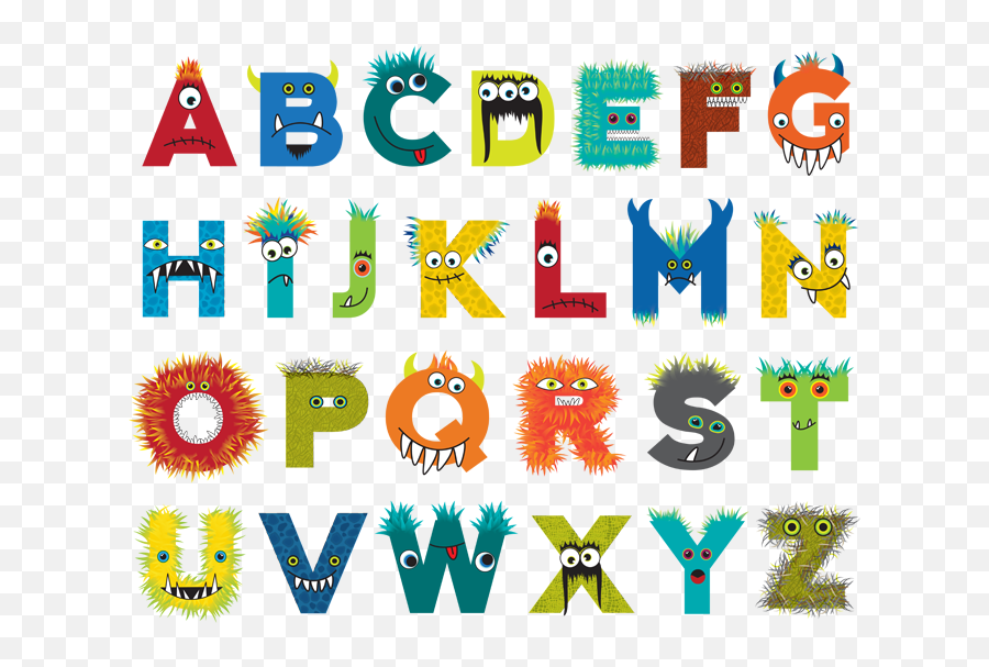Library Of My Abc Book Clip Black And White Stock Png Files - Cute Monster Font Emoji,Shifty Eyes Emoji