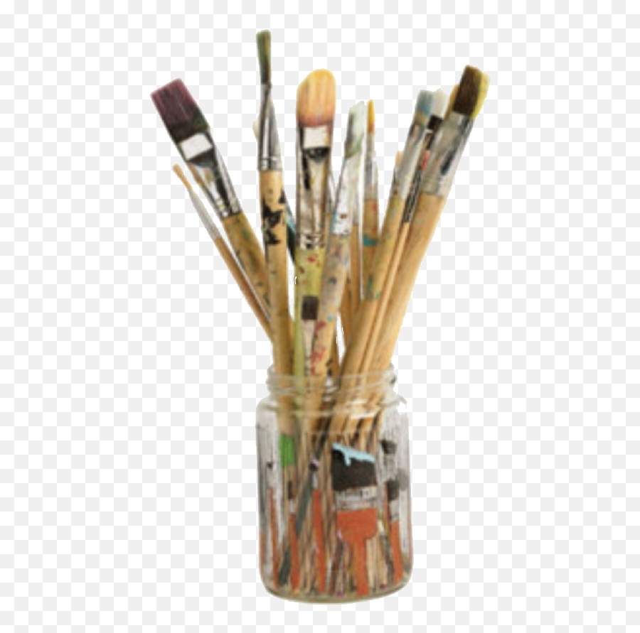 Paint Brushes Paintbrush Paintbrushes Vintage Niche Moo - Aesthetic Paint Brushes Png Emoji,Paintbrush Emoji