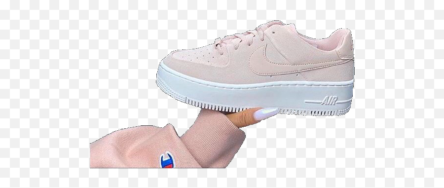 Pink Af1 - Walking Shoe Emoji,Air Force 1 Emoji
