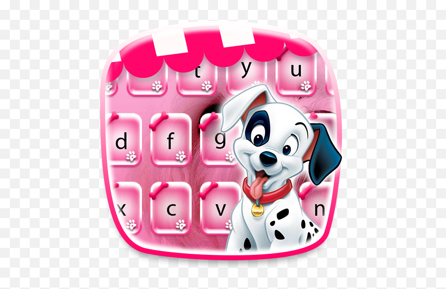 Cute Puppy - Keyboard Theme Aplicacións En Google Play 101 Dalmatians Characters Emoji,Dalmatian Emoji