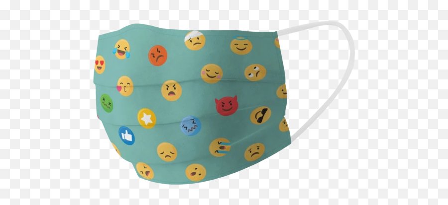 Emojis Cotton Face Mask Free Size Unisex U2013 Soxytoes - Handbag Emoji,Mouth Drooling Emoji