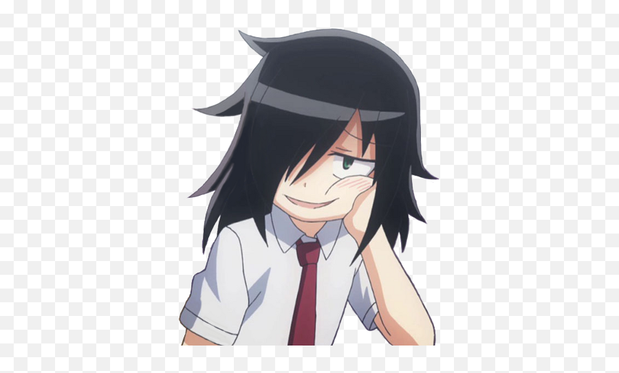 While You Guys Are Worshipping The Generic Loli Titty - Watamote Tomoko Png Emoji,Smelly Emoticons