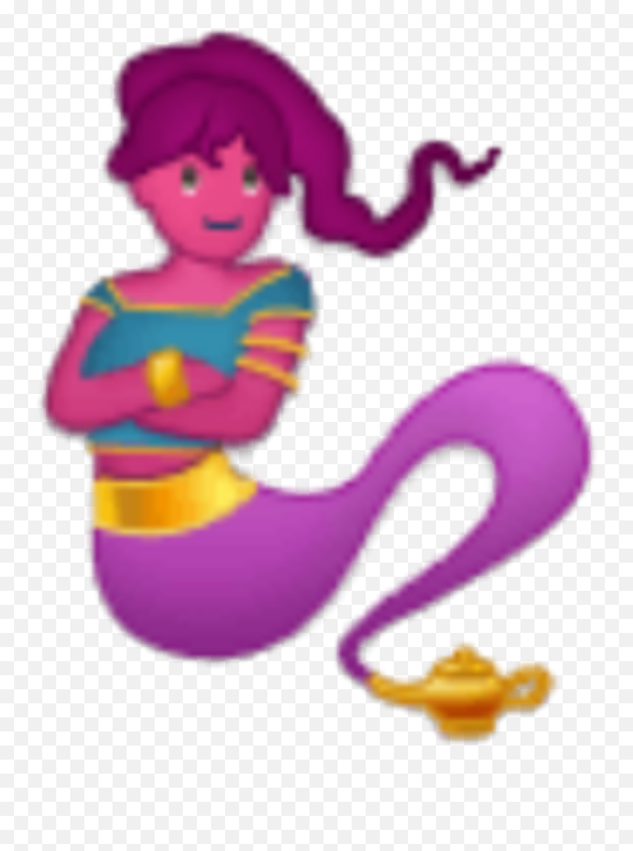Sticker - Mermaid Emoji,Genie Emoji