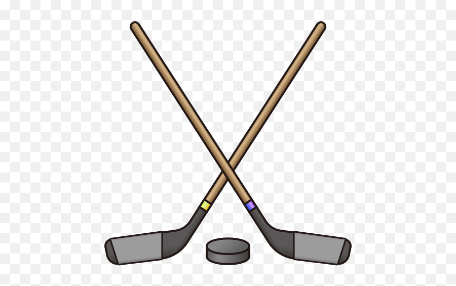 Emoji Ice Hockey Stick Hockey Sticks Field Hockey - Hockey Stick And Pucks,Ice Emoji