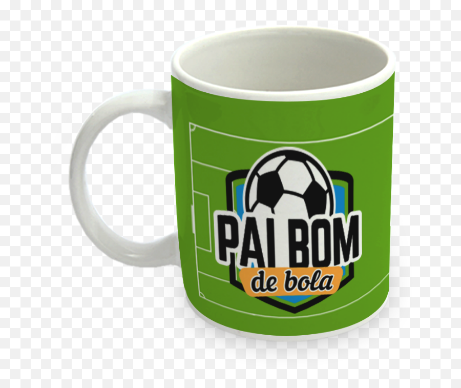 Caneca 300ml Cx - Pai Bom De Bola Magic Mug Emoji,Cx Emoji