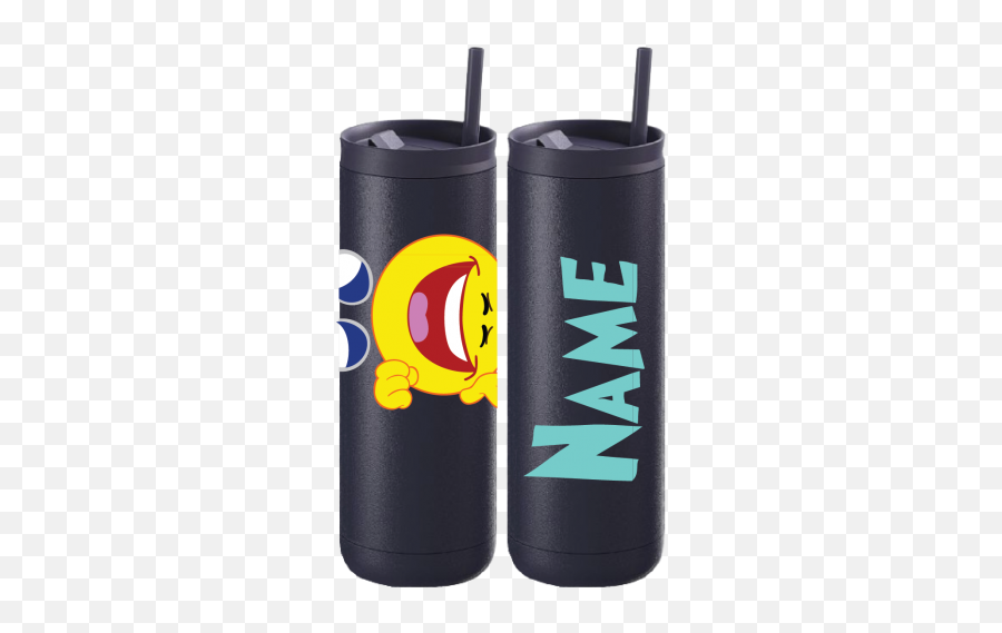 Emoji - Rofl Thermal Travel Tumbler Cylinder,Emoji Bottle