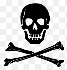 Free Skull And Crossbones Transparent Download Clip - Swords Emoji