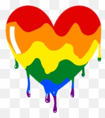 Aromantic Icons - Lgbt Heart Melting Emoji