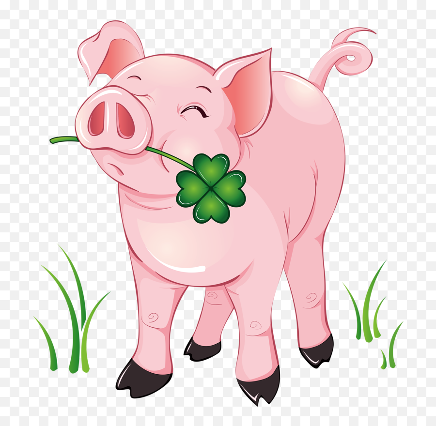 Pigs Clipart Tired Pigs Tired - Pig Clipart Emoji,Emoji Leaf And Pig