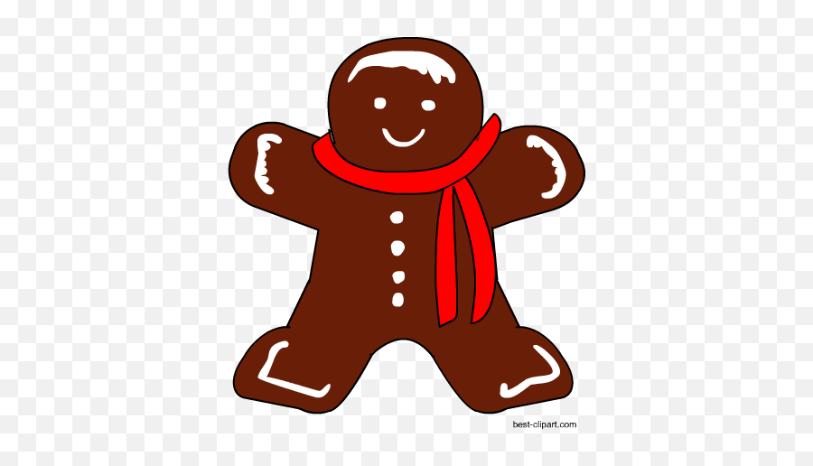 Gingerbread And Christmas Tree - Christmas Animals With Transparent Background Emoji,Gingerbread Man Emoji