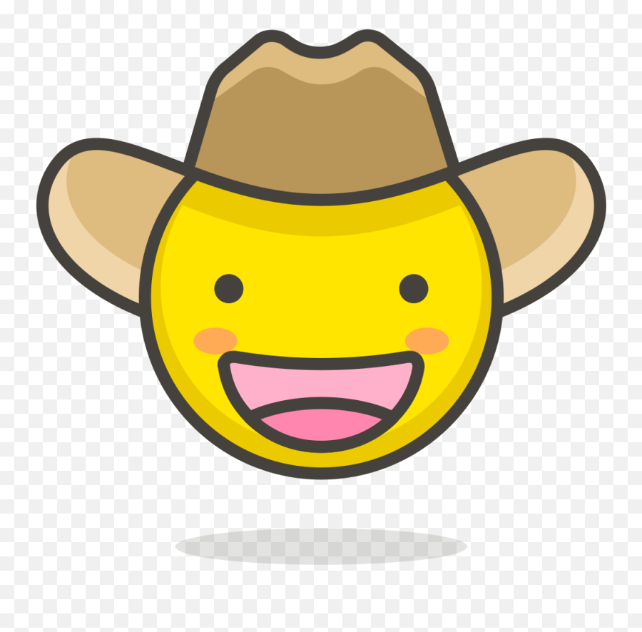 078 - Emoji Cowboy Hat Cute,Cute Emoji