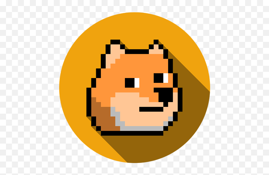 Doge Click - Coin Pixel Art Png Emoji,Doge Emoticon