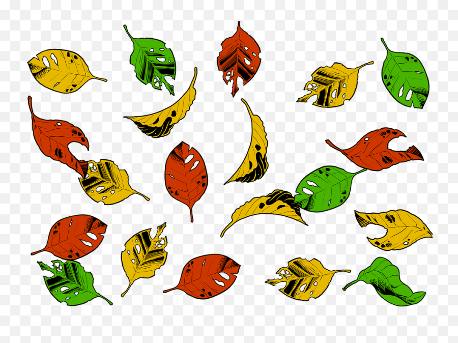 Falling Leaves Fall - Clip Art Emoji,Falling Leaves Emoji