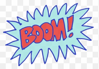 Boom Colored - Clipart Transparent Background Emoji