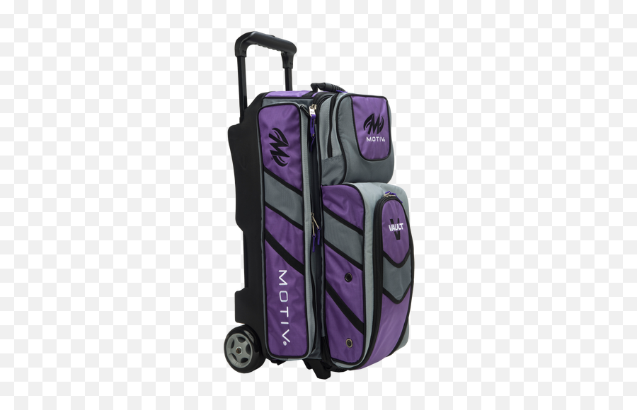 Motiv Vault 3 Ball Roller Bag Purple - Purple Bowling Bag 3 Ball Roller Emoji,Suitcase Emoji