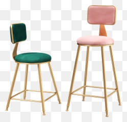 Bar Dining Chair Modern Cafe - Chaise De Bar Velour Noir Emoji,Chair Emoji