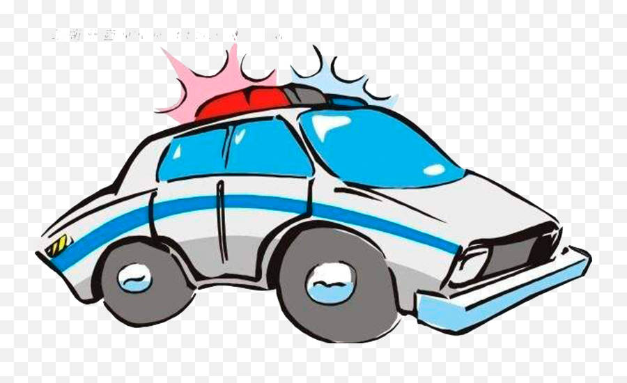 Police Car Cartoon - Police Car Emoji,Police Car Emoji