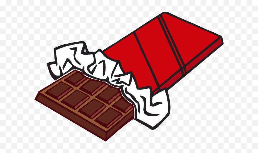 Candy Bar Clipart - Chocolate Clipart Emoji,Chocolate Bar Emoji