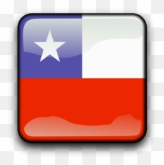 Chile Vector Flag Button - Hd Bandera Chile Emoji,Dominican Republic Flag Emoji