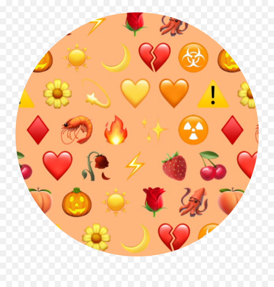 Emoijs Emoji Background Emojibackgrounds Emoji - Aesthetic All Orange Emojis,Warm Emoji