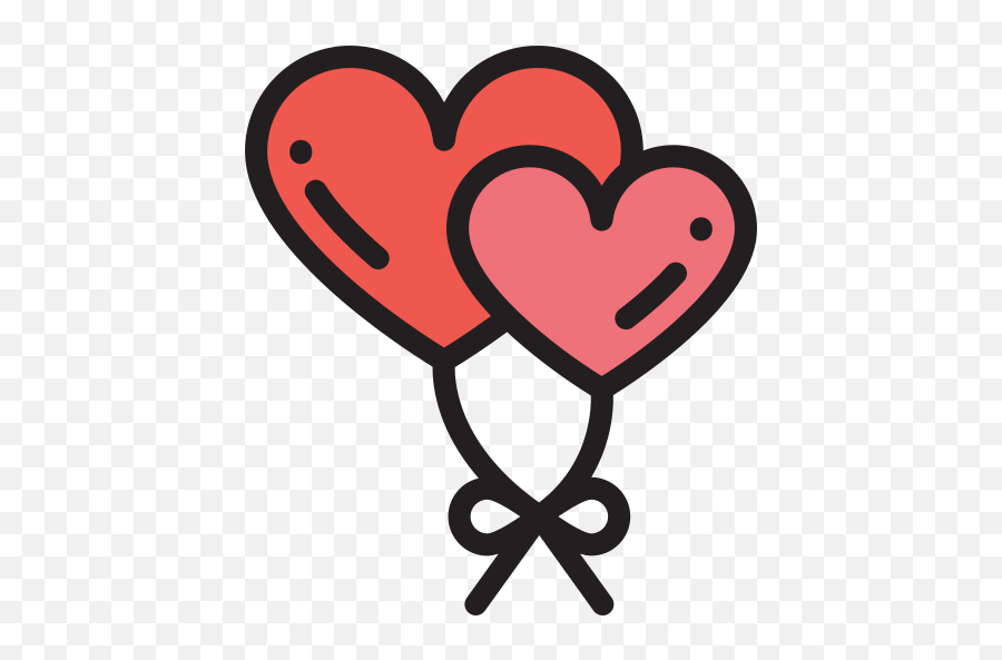 Balloons Love Hearts Free Icon Of Wedding - Ig Emoji,Heart Emoji Balloons