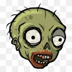 Clipart Mouth Zombie Clipart Mouth Zombie Transparent Free - Cartoon Zombie Head Transparent Emoji,Creep Face Emoji