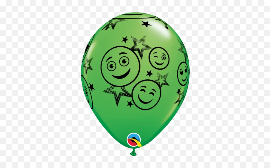 Smiley Faces - Transparent Balloon Emoji Png,Star Eyes Emoji Png