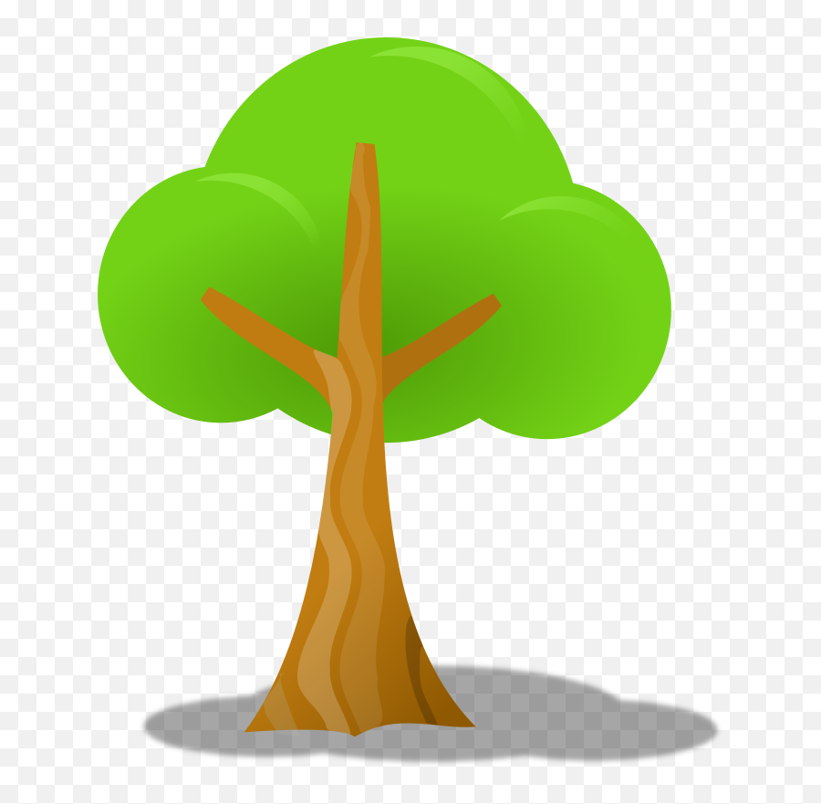 Download Free Png Simple Tree - Simple Tree With 3 Branches Emoji,Sapling Emoji