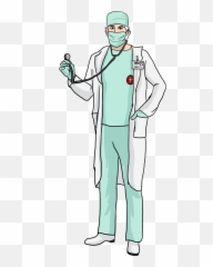 Surgeon Clipart - Transparent Emoji
