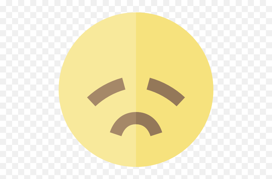 Disappointed Emoticons Emoji Feelings Smileys Icon - Circle,Dissapointed Emoji