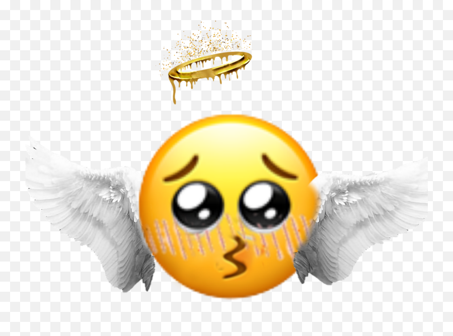 Trending Angel - Emoji Meme,Feather Emoticon