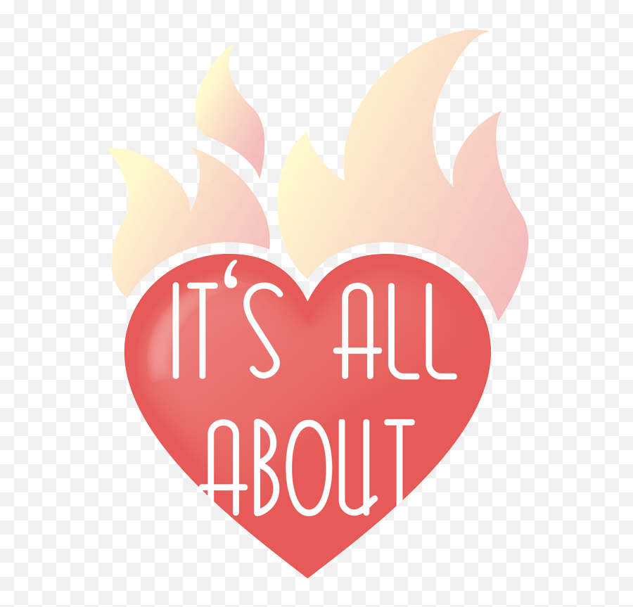Emoji U2013 The Official Brand Heart Flames Coral - Illustration,All Emoji Stickers