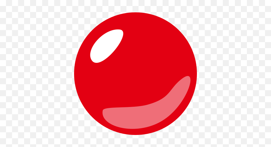 Large Red Circle Emoji For Facebook Email Sms - Circle,Red Emoji