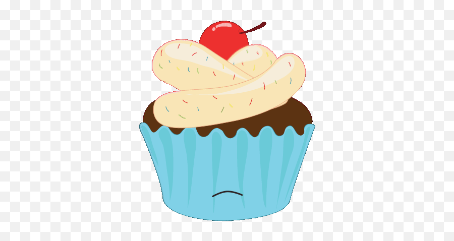 Egg Cupcakes Stickers For Android Ios - Cupcake Cute Gif Emoji,Emoji Cupcake