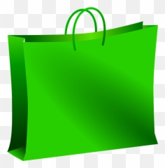 Bag Green Mall - Shopping Bags Clip Art Emoji
