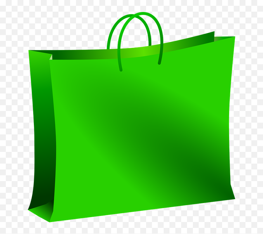 Bag Green Mall - Shopping Bags Clip Art Emoji,Emoji Tote Bag