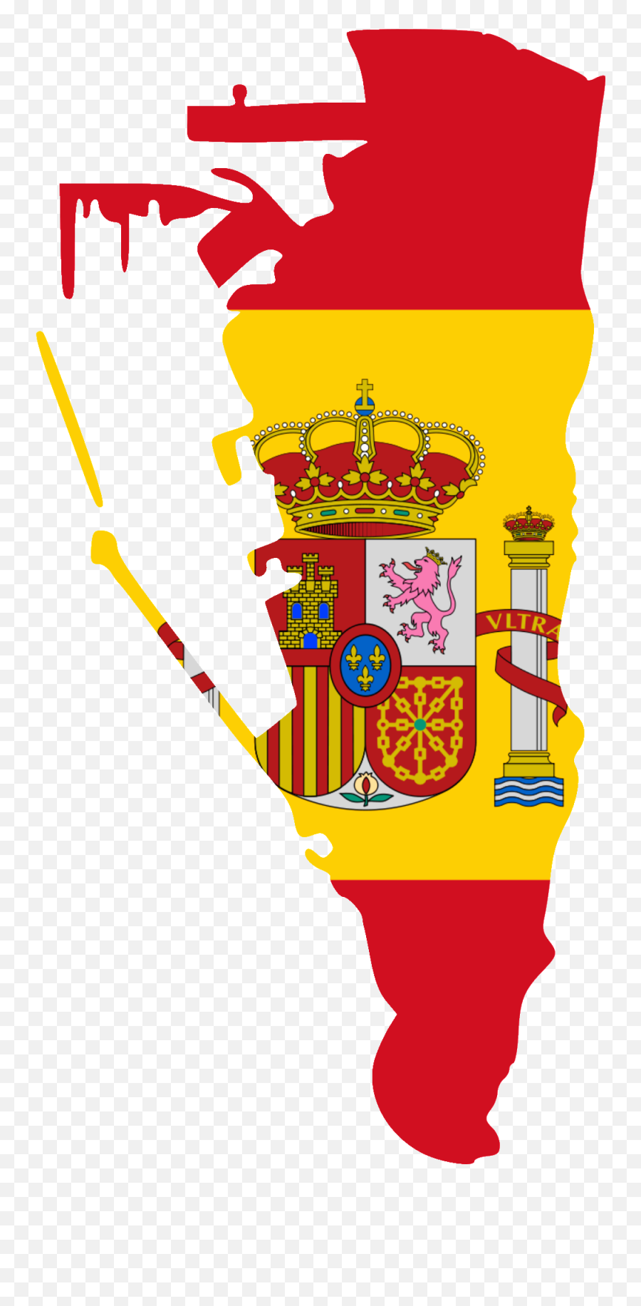 Flag Map Of Gibraltar - Gibraltar Spain Flag Emoji,Spain Flag Emoji