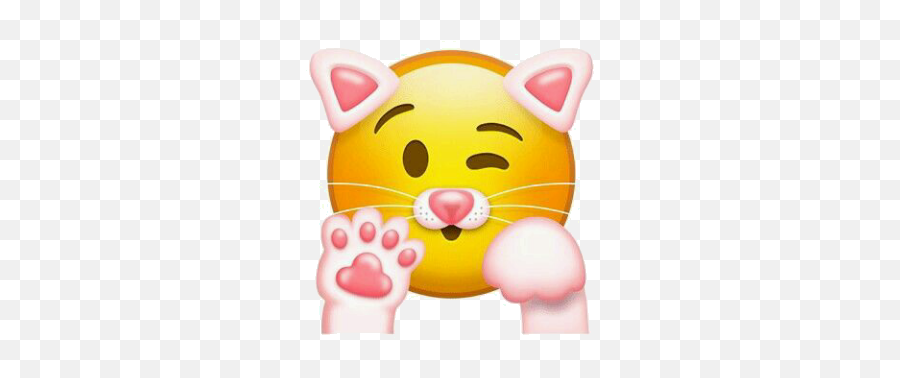 Kawaii Cute Pink Pastel Emoji Emojis Kitty Kitten Cat - Emoji,Kitty Emoji