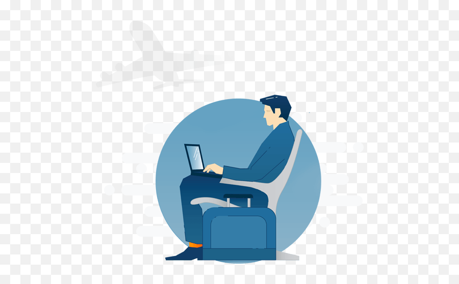 Live Chat Service For Hotels - Chair Emoji,Clock Airplane Emoji