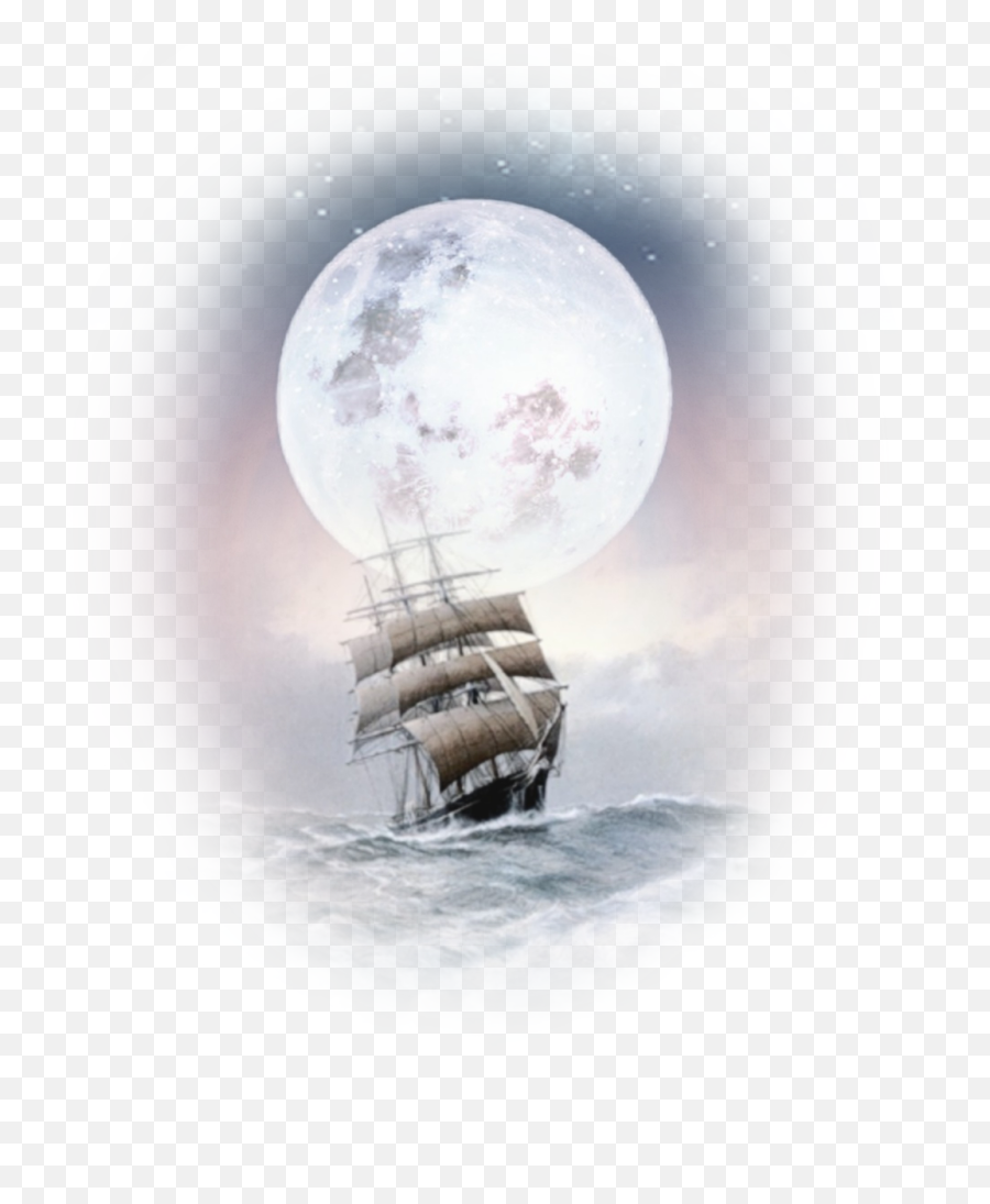 Ship - Sphere Emoji,Ship Moon Emoji