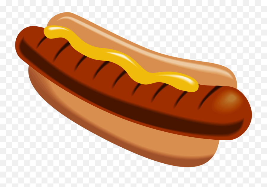 Hot Dog Clipart Transparent - Hot Dog Clipart Png Emoji,Hot Dog Emoji Png