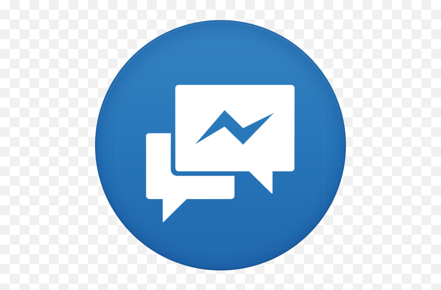 Facebook Messenger Icon - Social Media Icons Vk Emoji,Remove Emoji From Messenger