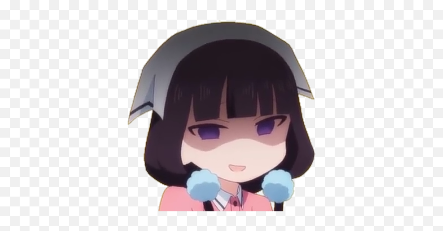 Anime Emoji - Sadistic Anime Girl Face,Anime Emoji